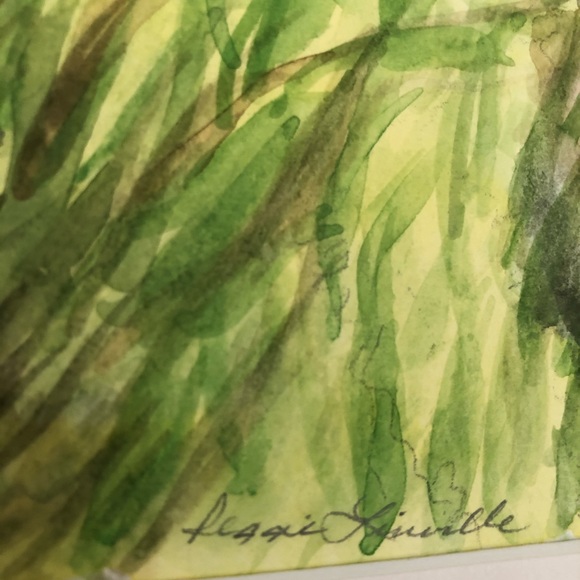 Framed Original Watercolor by Reggie Linville - Picture 5 of 8